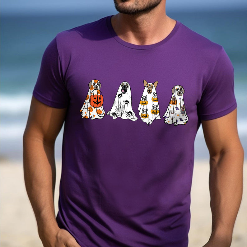 Petthouse | Dog Ghost Halloweenshirt, Сute Ghost Dog Shirt, Spooky Season, Dog Tee, Ghost Dog