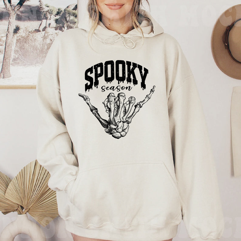 Petthouse | Vintage Spooky Season Shirt, Skeleton Hand Halloween Retro Fall Shirt,  Halloween Shirt