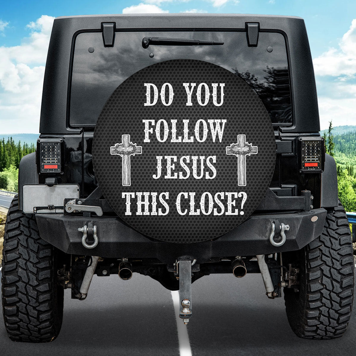 Petthouse | Jesus Christian Spare Tire Cover Car Accessories Truck Decoration Christmas Gift Family And Friends Gift