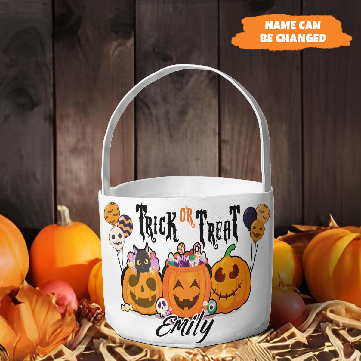 Petthouse | Custom Halloween Candy Bag, Trick Or Treat Bucket, Halloween Bags For Kids, Candy Bags