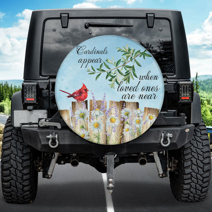 Petthouse | Cardinal Memorial Spare Tire Cover Cardinals Appear When Loved Ones Are Near Family Member