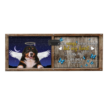 Petthouse | Bernese Mountain Your Wings Were Ready Memorial Dog Tailgate Wrap Loss Dog  Truck Tailgate Decal