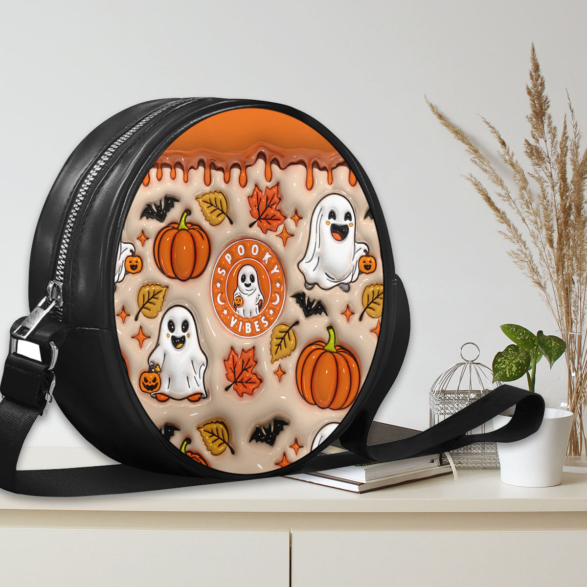 Petthouse | Ghost Halloween Handbag Wallet, Cute Ghost Bags, Trick Or Treat Halloween Bags, Spooky Fashion Accessory