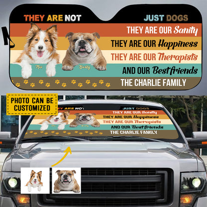 Petthouse | Windshield Sun Shade Dogs Not Just Dogs Car Sun Shade Windshield Customized Sunshade