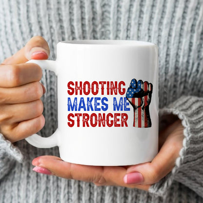 Petthouse | Shooting Makes Me Stronger Shirt, Fight 2024 Shirt, Fighting For America Shirt