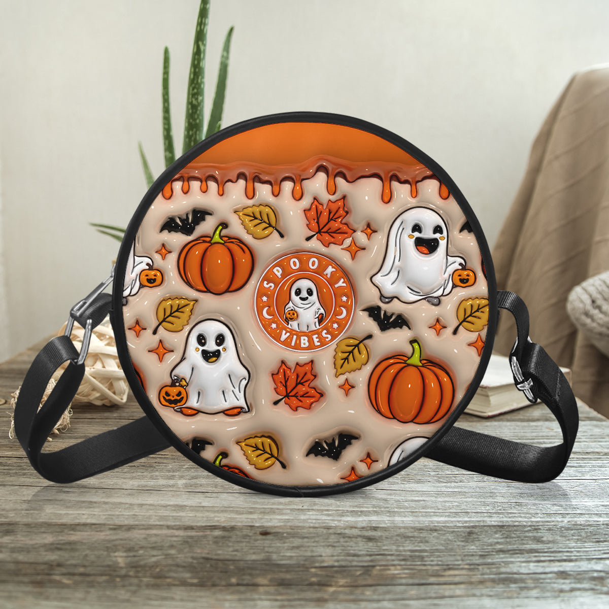 Petthouse | Ghost Halloween Handbag Wallet, Cute Ghost Bags, Trick Or Treat Halloween Bags, Spooky Fashion Accessory