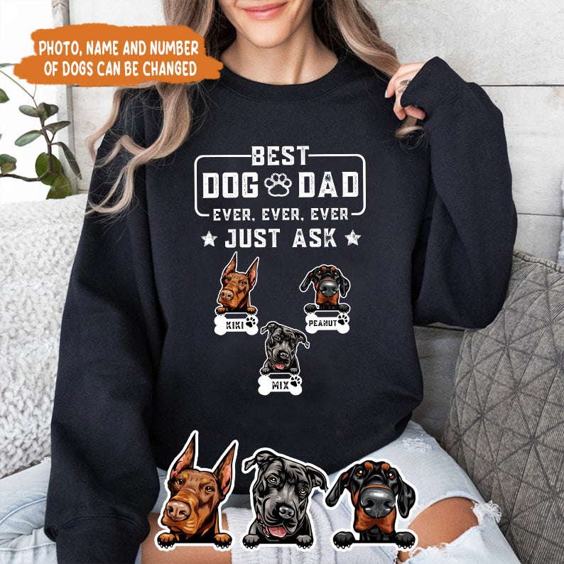 Petthouse | Customized Dog Dad Shirt, Best Dog Dad Ever Shirt, Fathers Day Shirt, Gift For Dog Dad