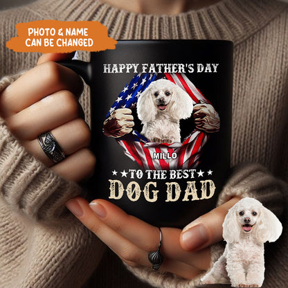 Petthouse | Personalized Happy Father's Day To The Best Dog Dad Independence Day Shirt, Gift Dad