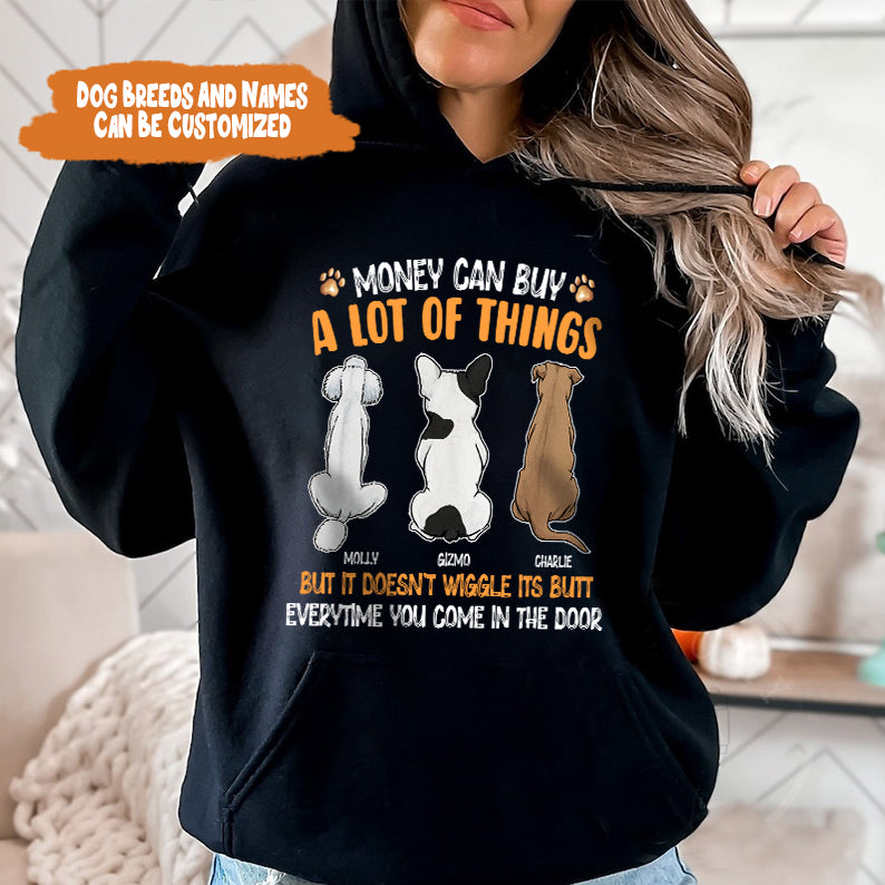 Petthouse | Personalized Dog Lover T-shirt, Gift For Dog Owners, Dog Enthusiasts, Money Can Buy A Lot