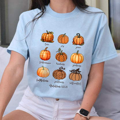 Petthouse | Fall Pumpkin Jesus Bible Shirt, Buffalo Plaid Leopard Pumpkin Halloween, Bible Verse Christian