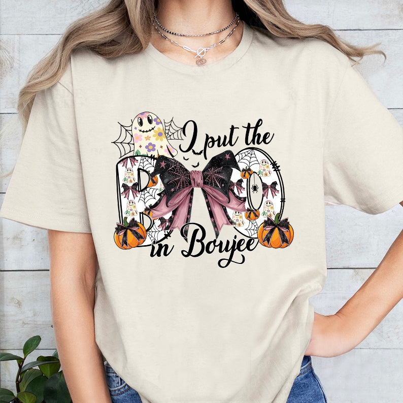 Petthouse | Retro Halloween Shirt, Groovy Halloween Shirt, I Put The Boo Shirt, Spooky Season