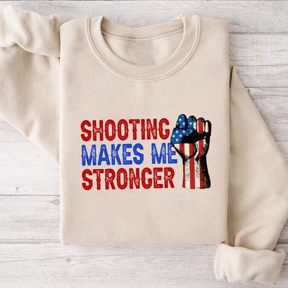 Petthouse | Shooting Makes Me Stronger Shirt, Fight 2024 Shirt, Fighting For America Shirt