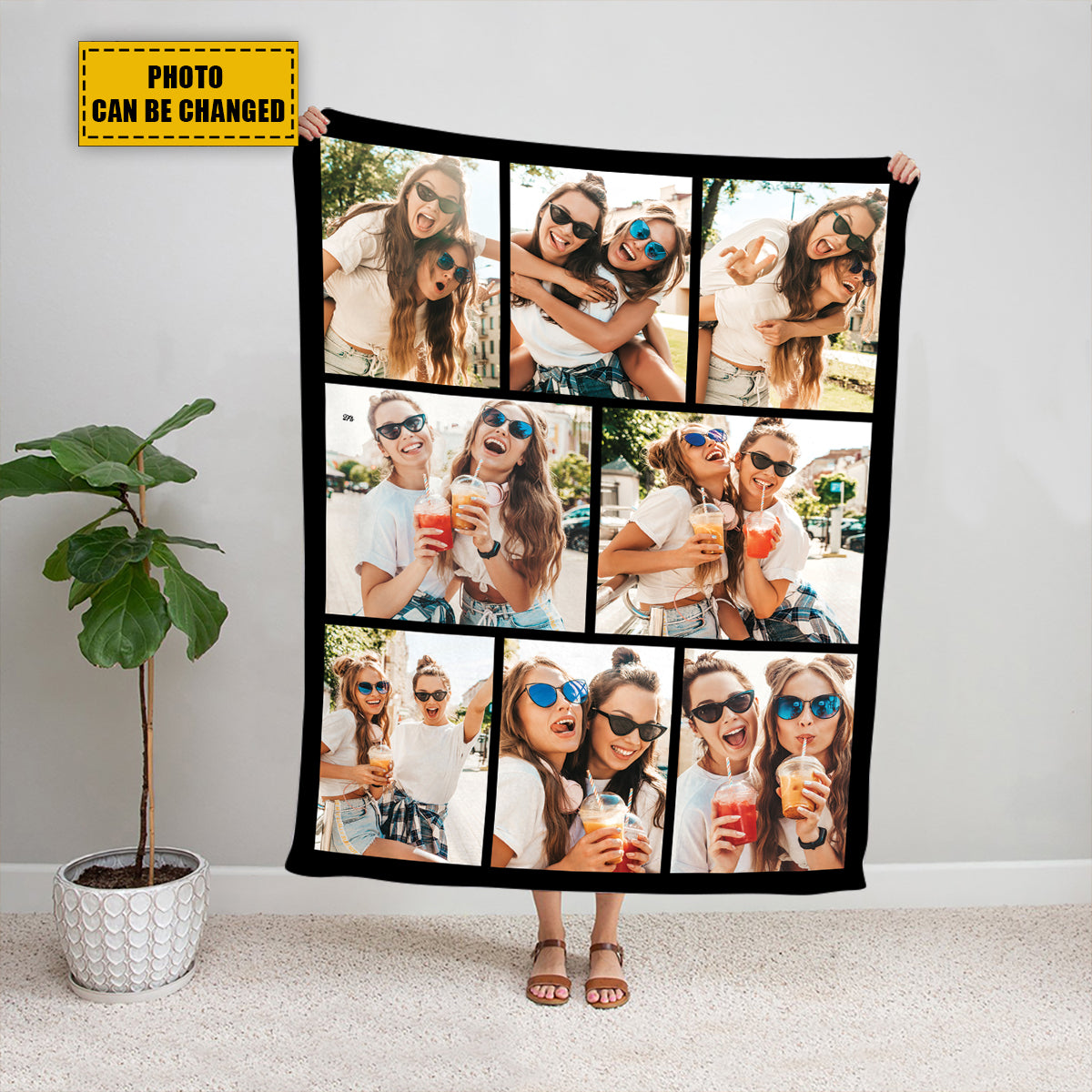 Petthouse | Customized Image Photo Blanket Christmas Fleece Blanket, Quilt Blanket Gift For Family