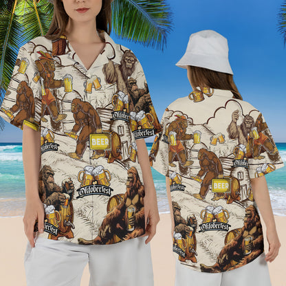 Petthouse | Funny Drinking Beer Summer 3d Hawaiian Shirts, Octoberfest Beer Drinking