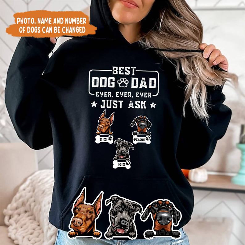 Petthouse | Customized Dog Dad Shirt, Best Dog Dad Ever Shirt, Fathers Day Shirt, Gift For Dog Dad