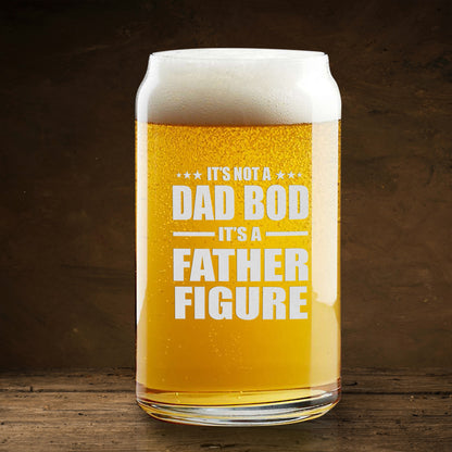 Petthouse | Best Dad, It's Not A Dad Bod It's A Father Figure Whiskey Glass, Gift For Dad