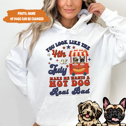 Petthouse | Personalized Dog Shirt You Look Like The 4th Of July Shirt, Independence Day Dog Lover