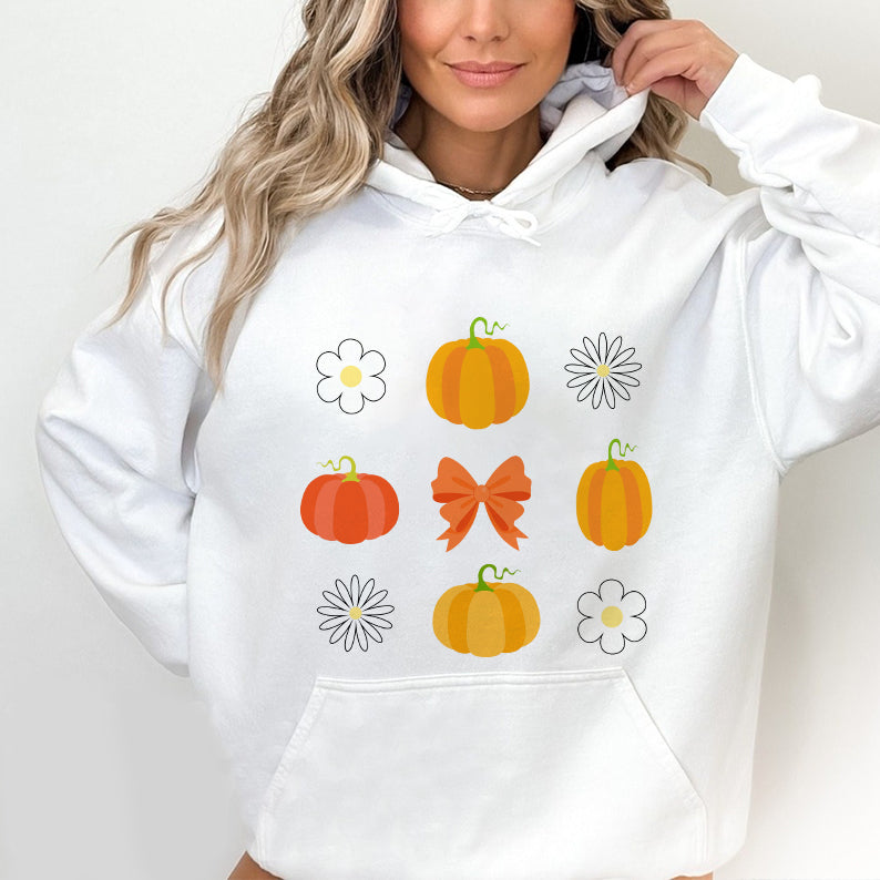 Petthouse | Fall Pumpkin Shirt, Coquette Orange Bow Fall Shirt, Pumpkin Lover Shirt, Thanksgiving