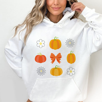 Petthouse | Fall Pumpkin Shirt, Coquette Orange Bow Fall Shirt, Pumpkin Lover Shirt, Thanksgiving