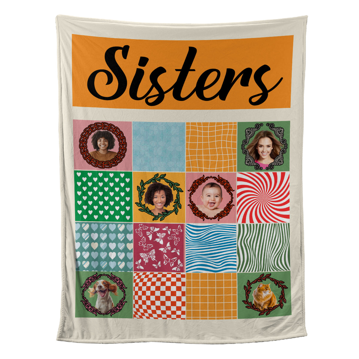 Petthouse | Customized Siblings Besties Travel Blanket, To My Sisters Blanket, Life Is Better With Sisters Cuddling