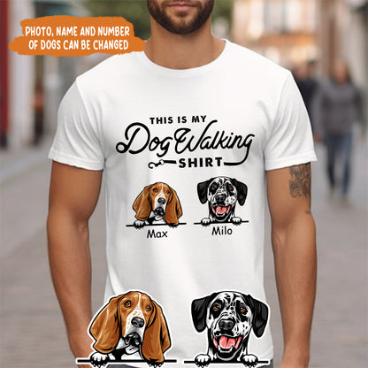 Petthouse | Custom Dog This Is My Dog Walking Shirt, Father's Day Gift, Dog Dad Unisex Shirt