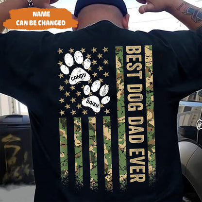 Petthouse | Custom Best Dog Dad Ever Shirt, Father's Day Gift For Dog Lovers, Dog Dad Shirt