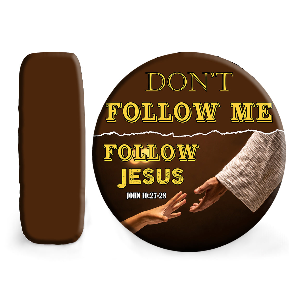 Petthouse | Christian Religious Bible Verse Jesus Spare Tire Cover Dust-proof Wheel Tire Cover Fit Trailer