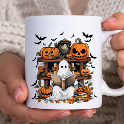 Petthouse | Ghost Book Reader Shirt, Reading Tee Book Lovers, Halloween Boo Reading Enthusiast Book