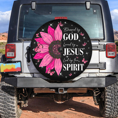 Petthouse | God Jesus Spirit Spare Tire Cover Christian Tire Protector Bible Verse Gift Truck Decoration God's