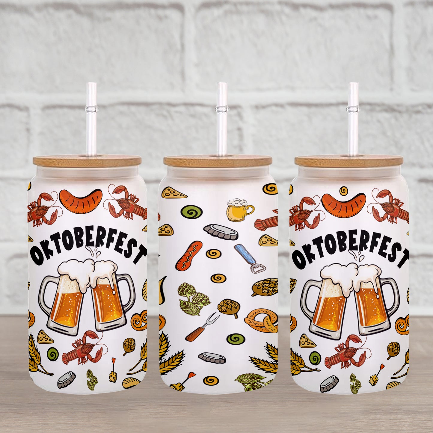 Petthouse | Oktoberfest Beer Festival Glass Can, Man Oktoberfest Beer Cup, Funny Oktoberfest Gift