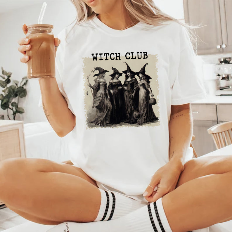 Petthouse | Girls Will Be Girls Witch Shirt, Funny Witch Shirt, Witchy Vibes Shirt, Vintage Halloween