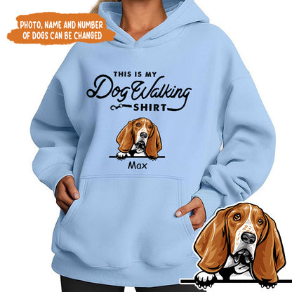 Petthouse | Custom Dog This Is My Dog Walking Shirt, Father's Day Gift, Dog Dad Unisex Shirt