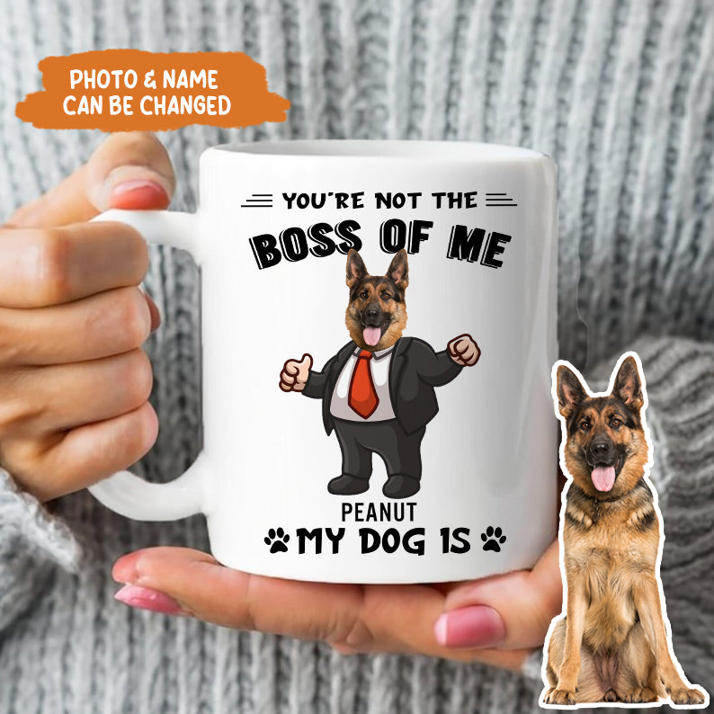 Petthouse | Personalized You're Not The Boss Of Me My Dog Is Funny Shirt, Gift For Dog Mom Dog Dad