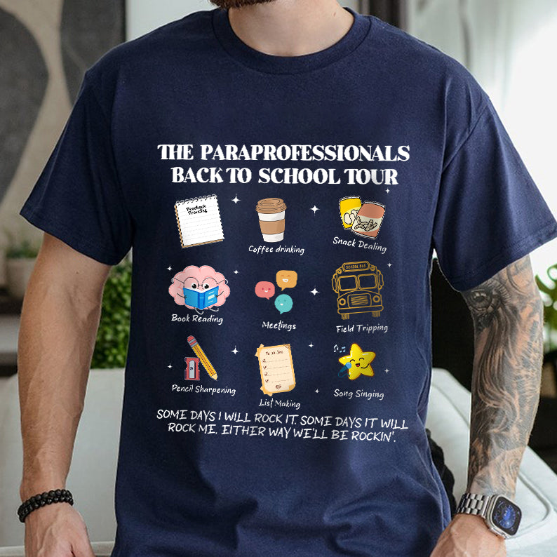 Petthouse | The Paraprofessional Back To School Tour Shirt, Back To School Shirt Gift, Para Squad