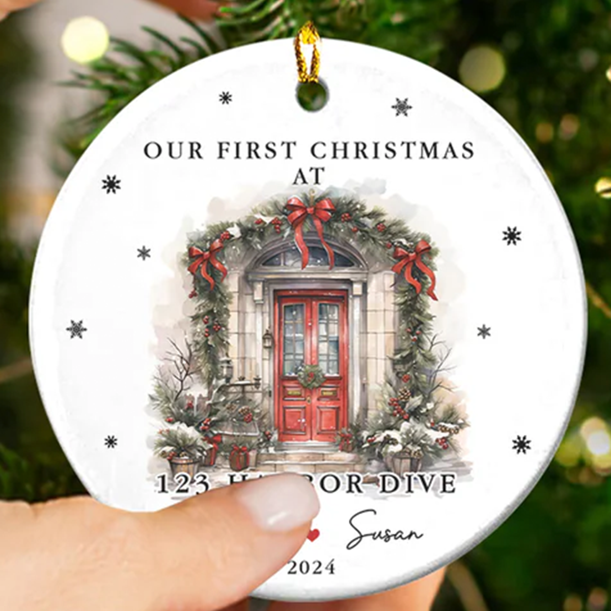 Petthouse | Personalized New Home Ornament, Christmas Ornament 2025, Our First Christmas In New Home