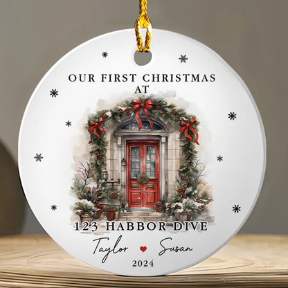 Petthouse | Personalized New Home Ornament, Christmas Ornament 2025, Our First Christmas In New Home