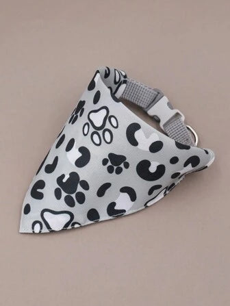 Cartoon Printed Pet Bandana, Drool Scarf, Suitable For Indoor And Outdoor, Suitable For Pets