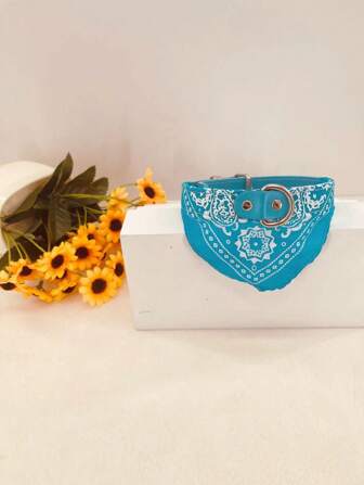 Dog Bandana Bib With Collar, Pet Scarf Drool Bib, Cat & Dog Accessories, Suitable For Pets